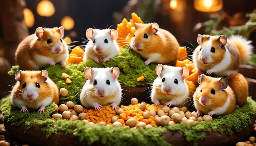 gromadzenie jedzenia przez chomiki gromadzenie jedzenia przez chomiki
